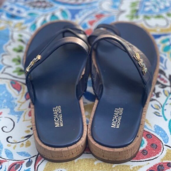 Michael Kors Blue Sandal - Picture 2 of 3